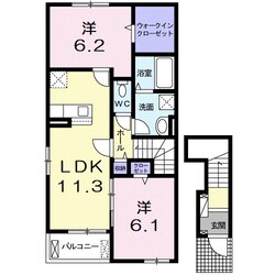 プロムナード　かけはしの物件間取画像